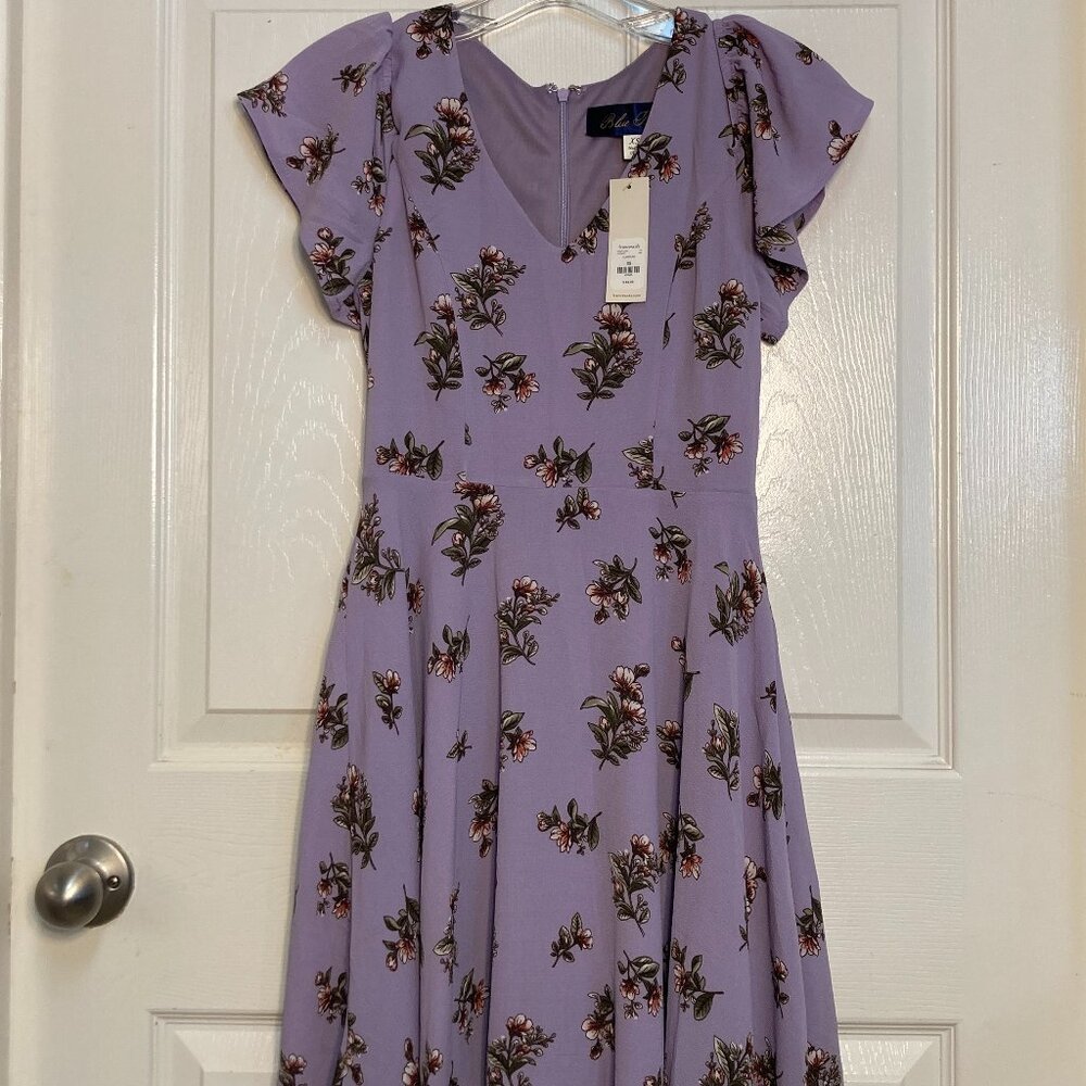 Blue Rain Brand Dress With Tags Purple sze extra small - Picture 1 of 1